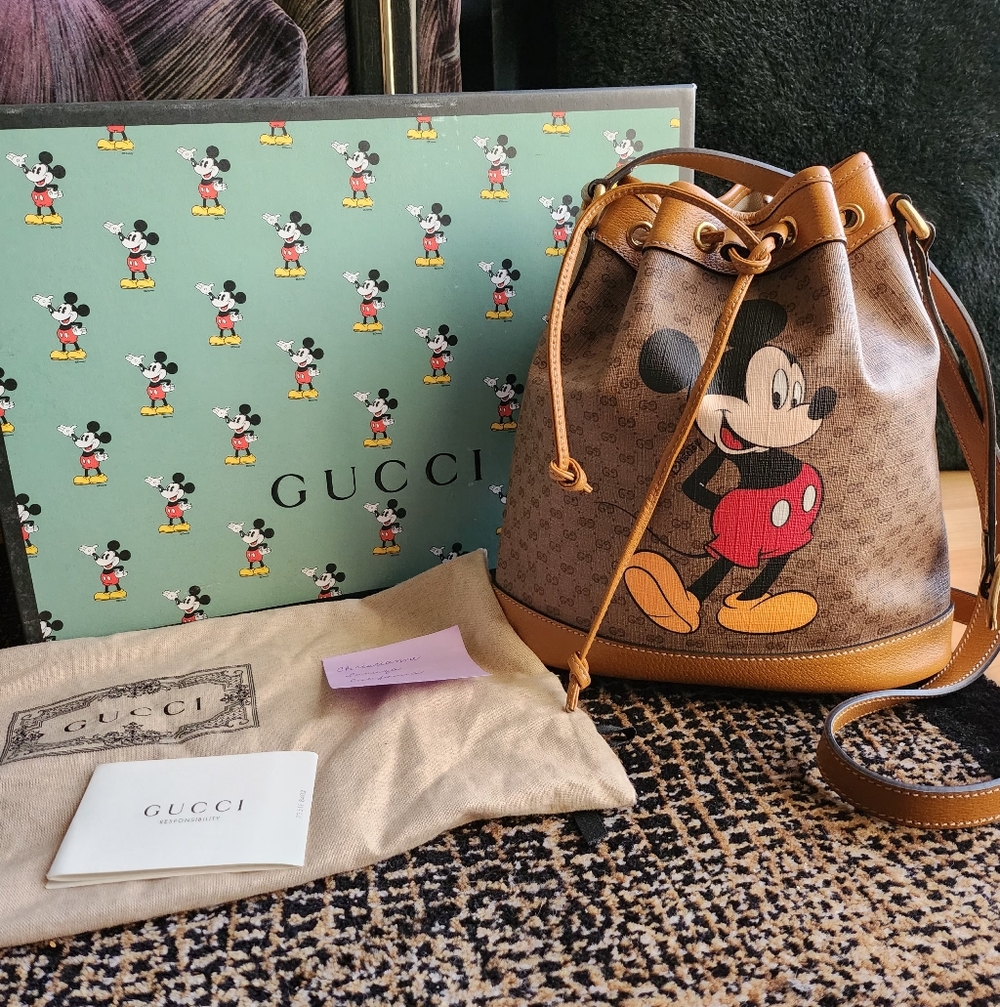 Gucci x Disney Mickey Bucket Bag - Picture 2 of 12